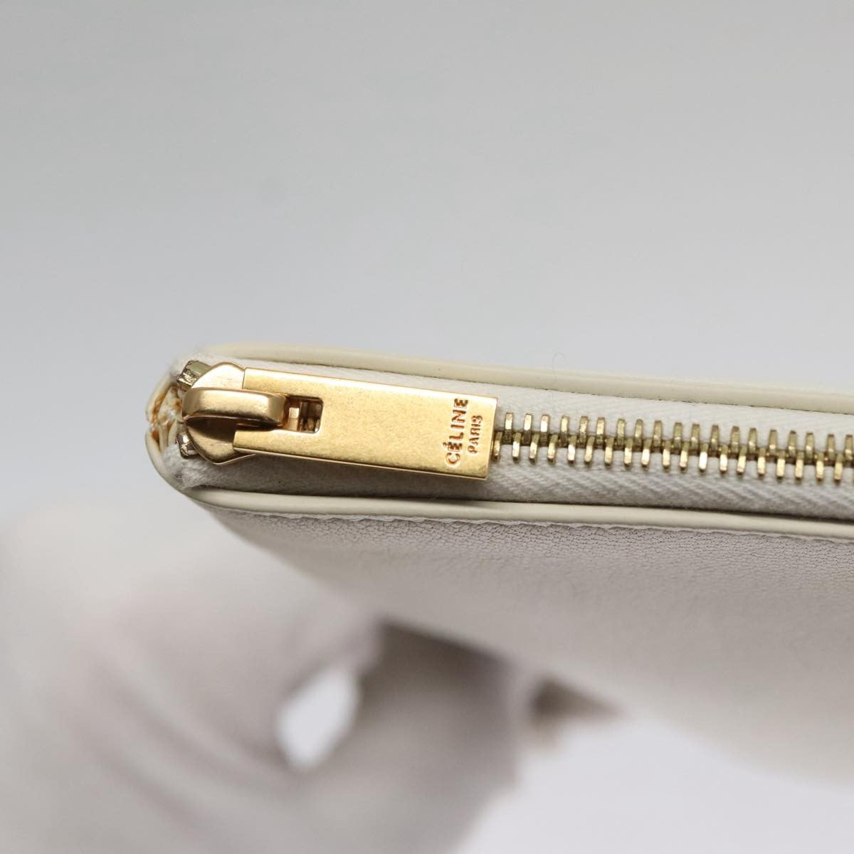 Celine Bicolor Solo Clutch Leather