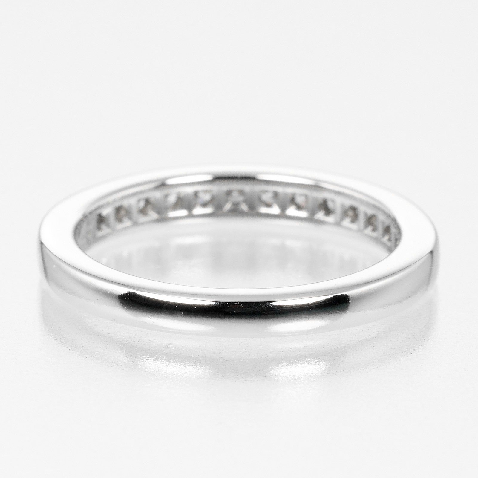 Tiffany & Co. Half Eternity Band Ring Platinum and Diamonds
