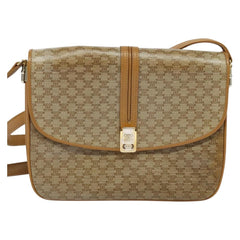 Celine Macadam Shoulder Bag PVC Leather