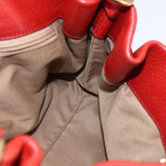 Salvatore Ferragamo Gancini Shoulder Bag Leather