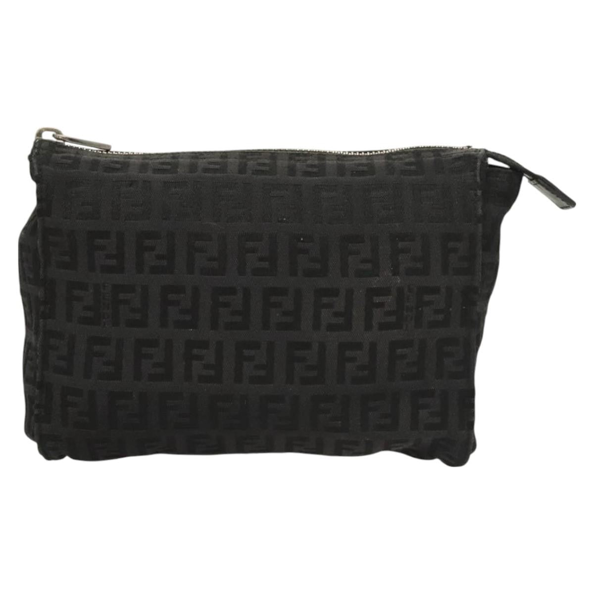 Fendi FF Logo Pouch Canvas