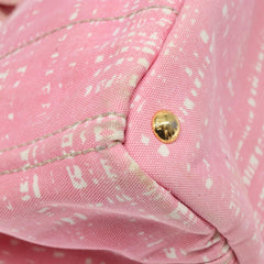 Prada Canapa Open Tote Canvas