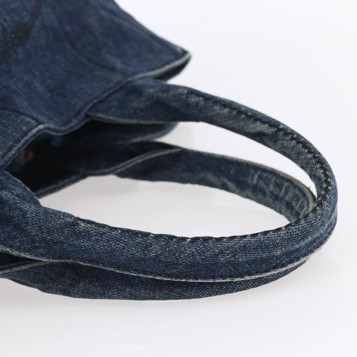 Prada Canapa Open Tote Denim