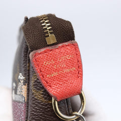 Louis Vuitton Pochette Accessoires Limited Edition Christmas Animation Monogram Canvas