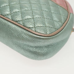Gucci Trapuntata Camera Shoulder Bag Quilted Laminated Leather