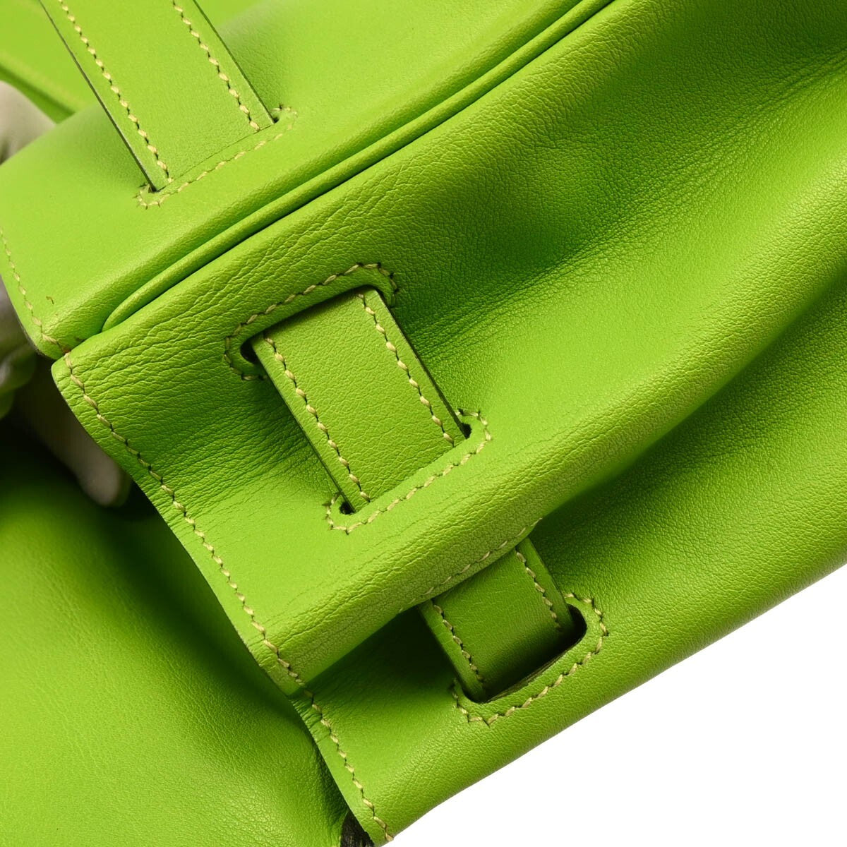 Hermes Kelly Handbag Green Gulliver with Gold Hardware