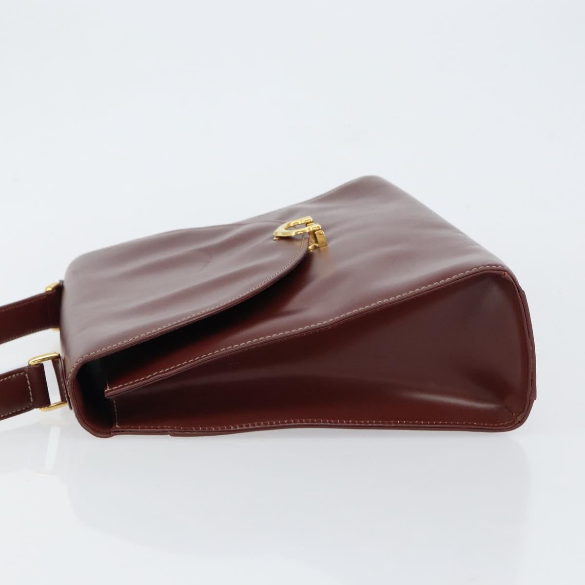 cartier Must de cartier 2C logo Hand Bag Leather