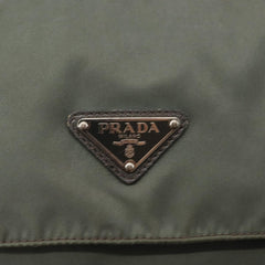 Prada Double Buckle Flap Messenger Bag Tessuto