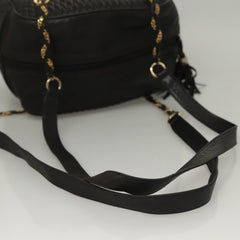 Bally Vintage Chain Shoulder Bag Quilted Leather