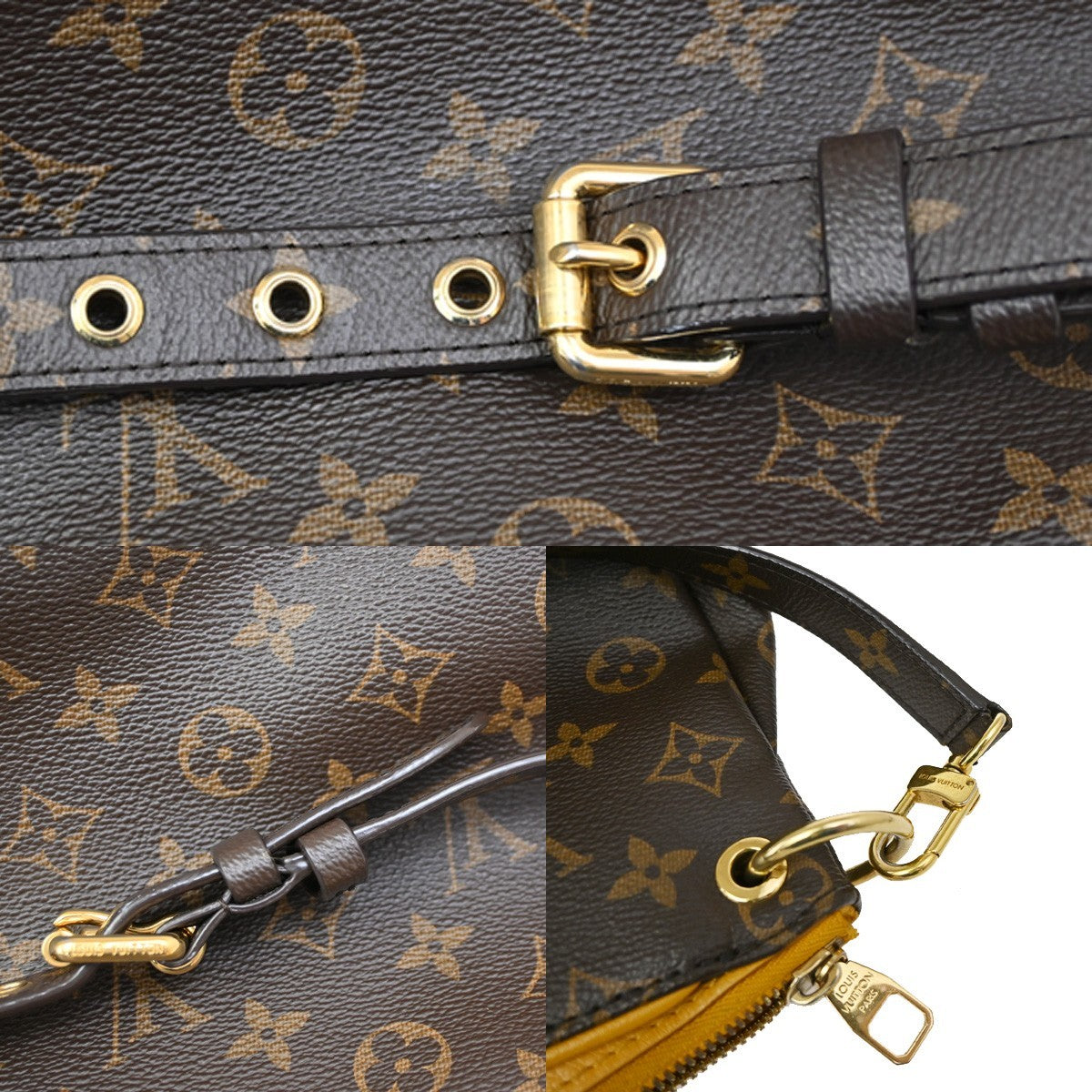 Louis Vuitton Pallas Tote Monogram Canvas with Leather