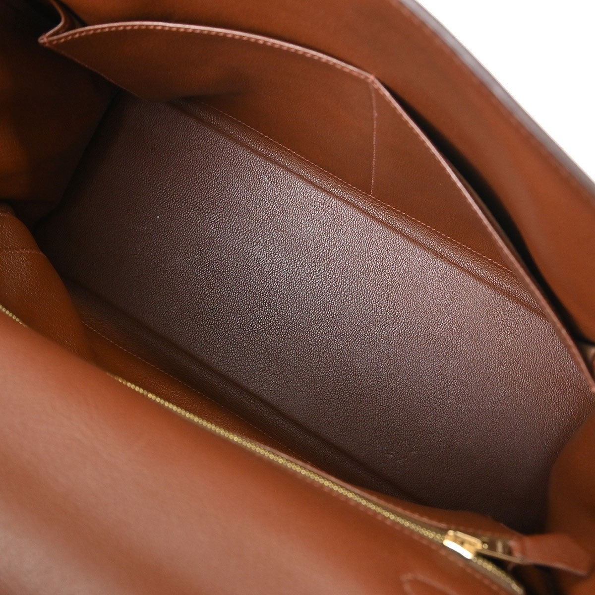 Hermes Kelly Handbag Brown Evergrain with Gold Hardware