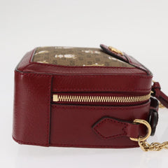 Gucci Doraemon Ophidia Zip Around Camera Bag Printed Mini GG Coated Canvas