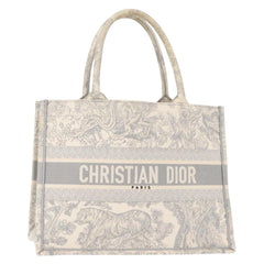 Christian Dior Book Tote Embroidered Canvas