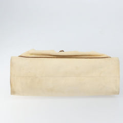 Gucci Bamboo Front Pocket Tote Canvas