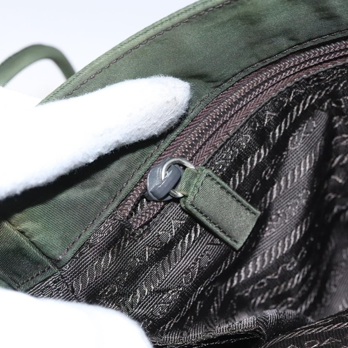 Prada Tall Zip Top Hobo Soft Calf