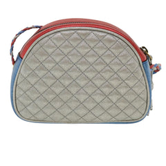 Gucci Trapuntata Camera Shoulder Bag Quilted Laminated Leather