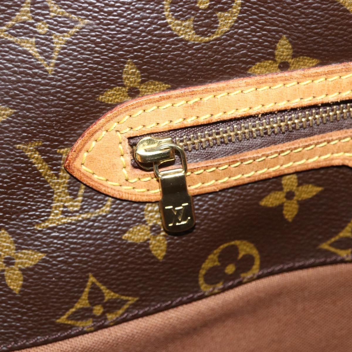 Louis Vuitton Shopping Sac Handbag Monogram Canvas