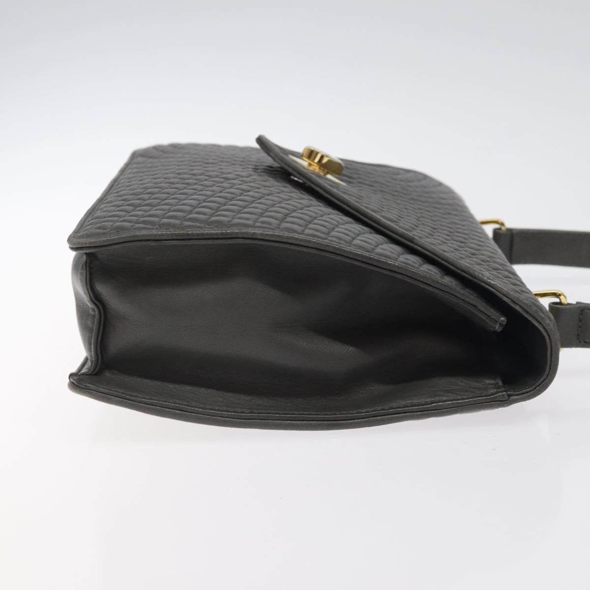 Bally Vintage Handbag Quilted Leather