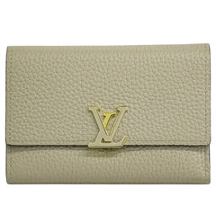 Louis Vuitton Capucines Compact wallet Leather