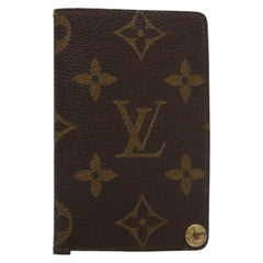 Louis Vuitton Porte Cartes Pression Card Case Monogram Canvas