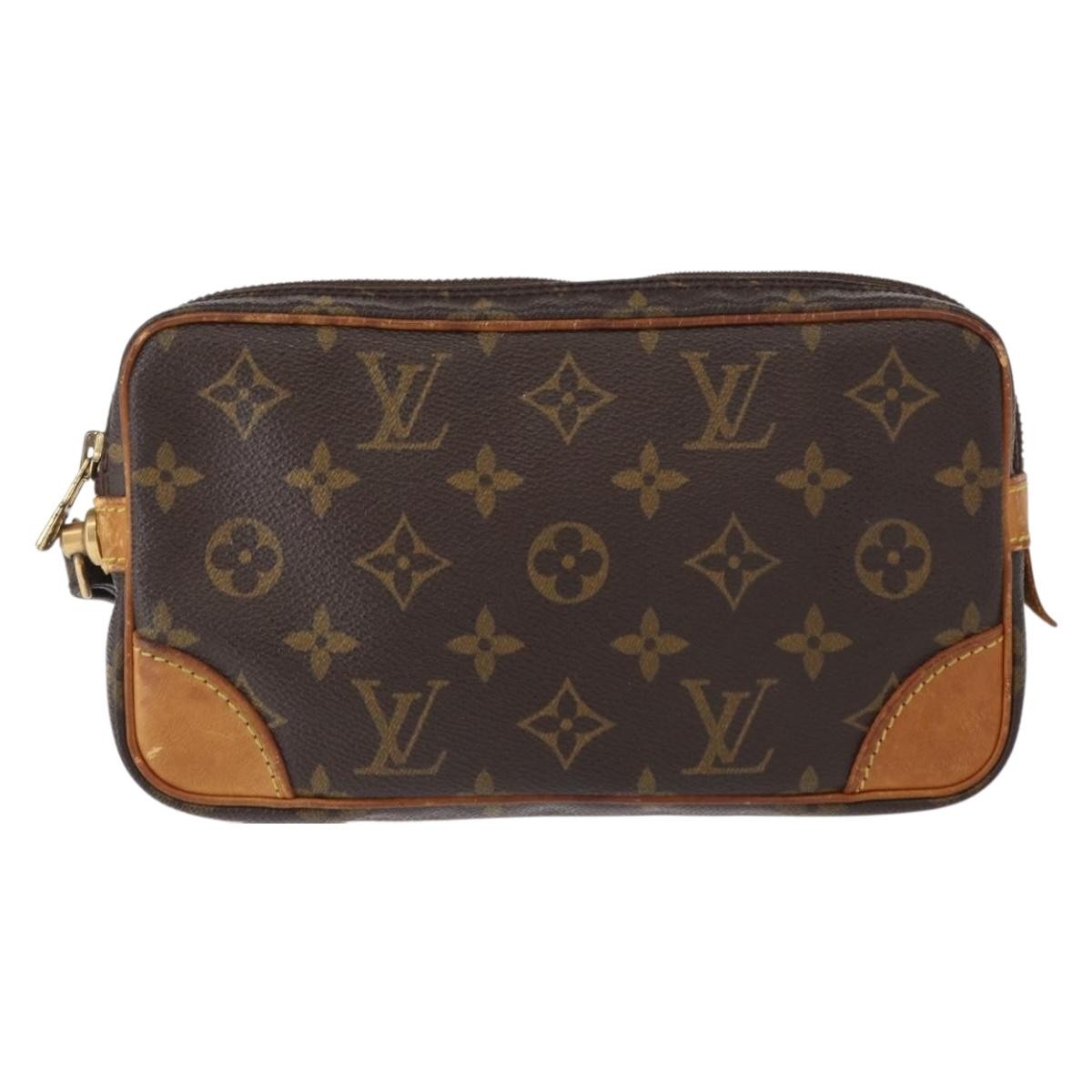 Louis Vuitton Marly Dragonne Clutch Monogram Canvas