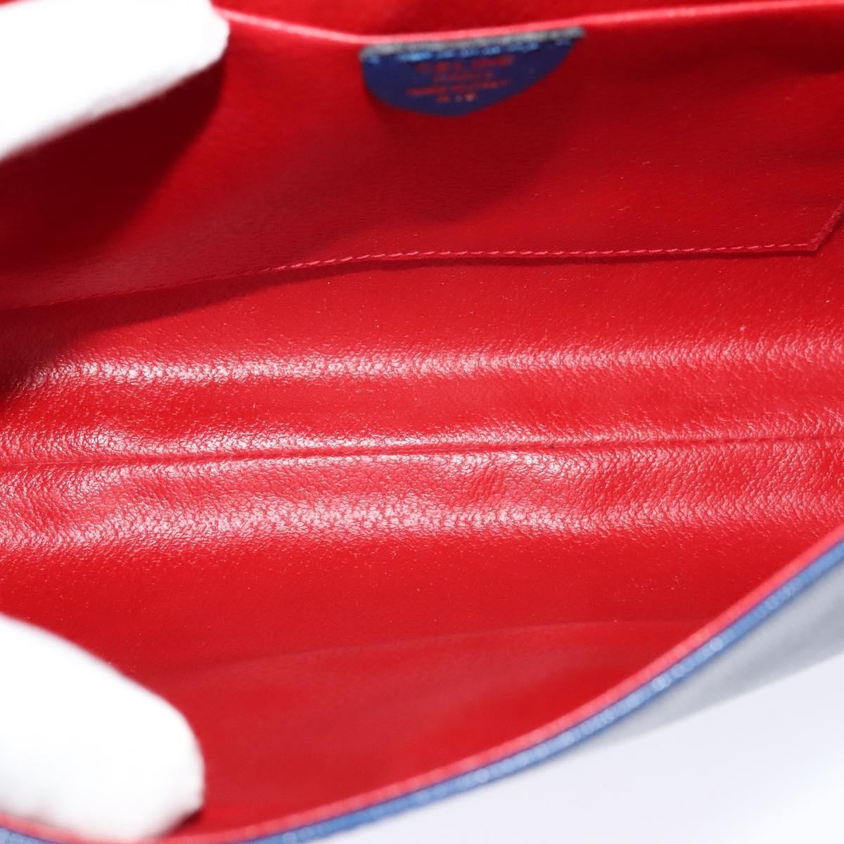 Celine Vintage Circle Logo Crossbody Bag Leather