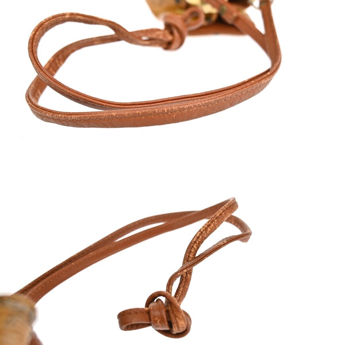 MCM Drawstring Shoulder Bag Leather