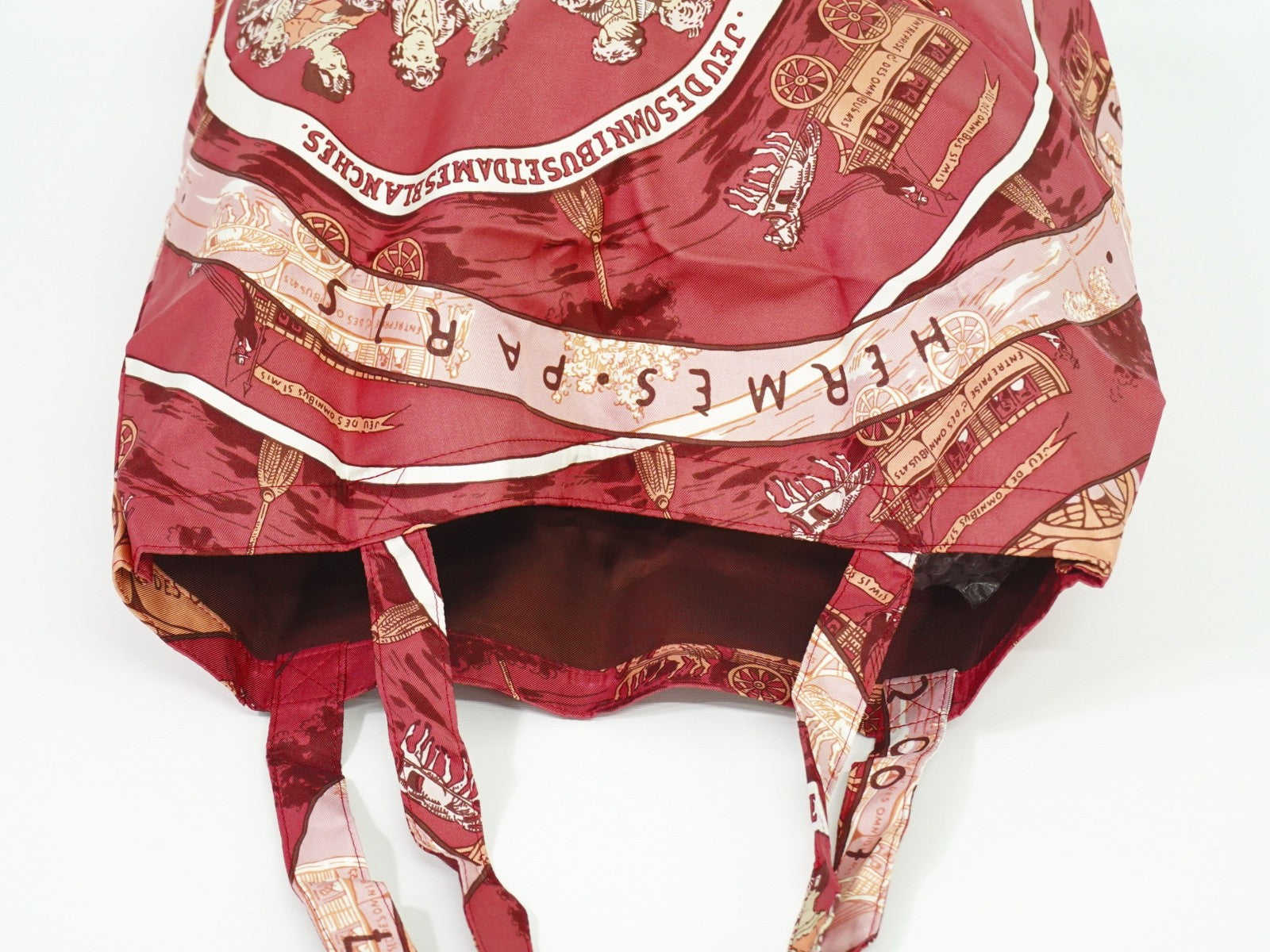 Hermes Silky Pop Tote Printed Silk