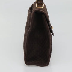 Bally Vintage Handbag Quilted suede