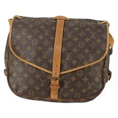 Louis Vuitton Saumur Handbag Monogram Canvas