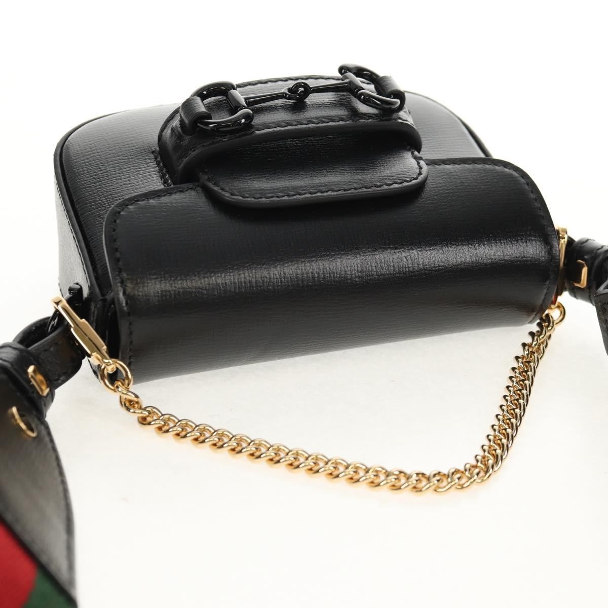 Gucci Vintage Horsebit Shoulder bag Leather