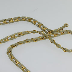 Bally Vintage Chain Shoulder Bag Quilted Leather