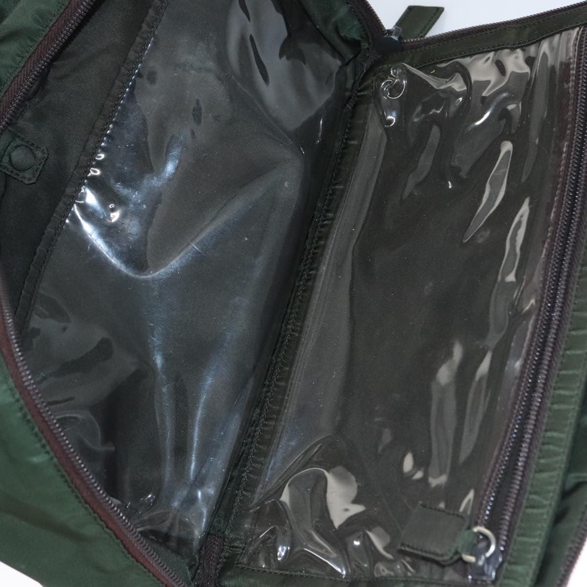 Prada Vintage Zip Handbag Tessuto