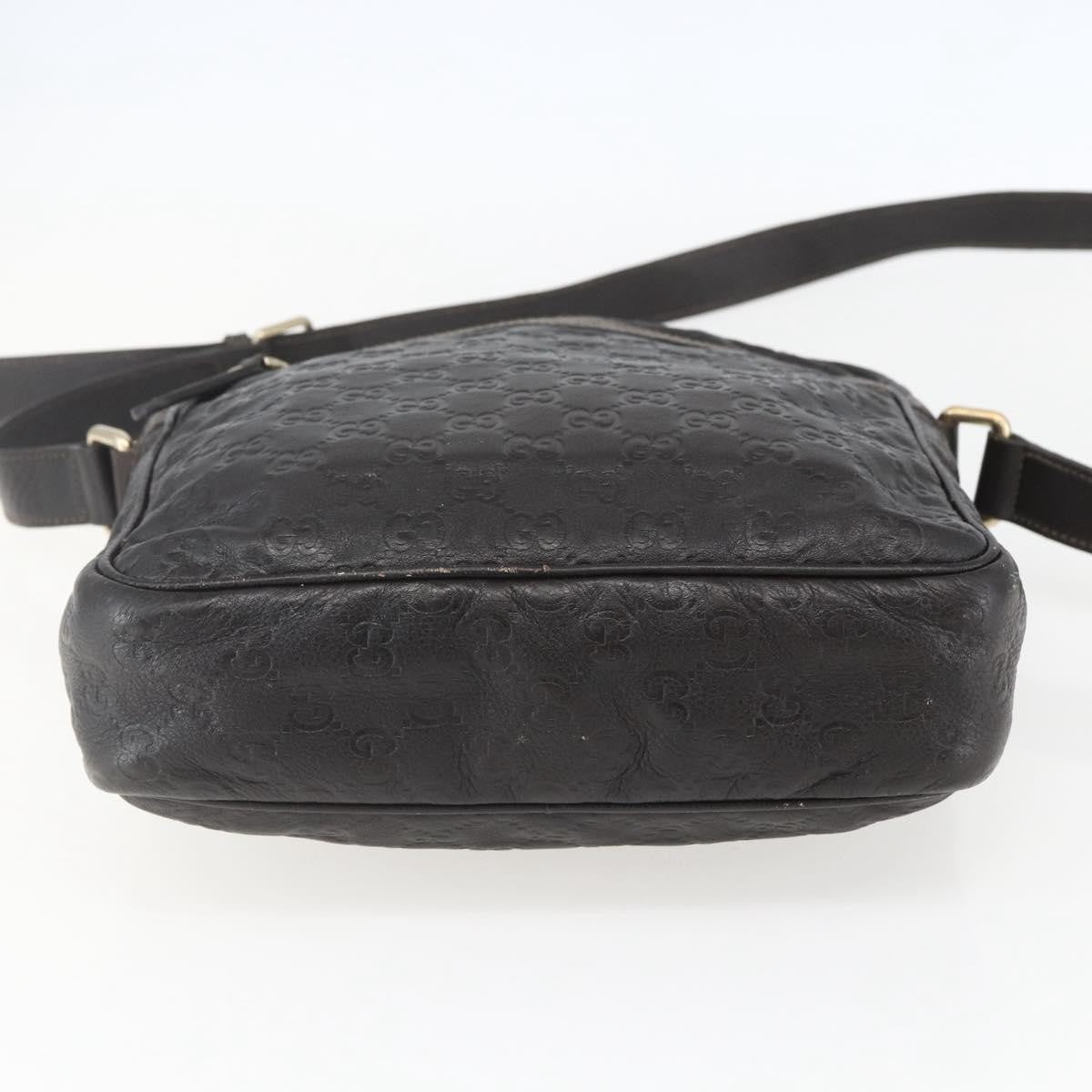 Gucci Front Zip Messenger Guccissima Leather