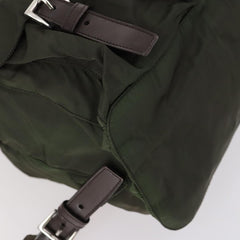 Prada Corsaire Backpack Embroidered Quilted Denim