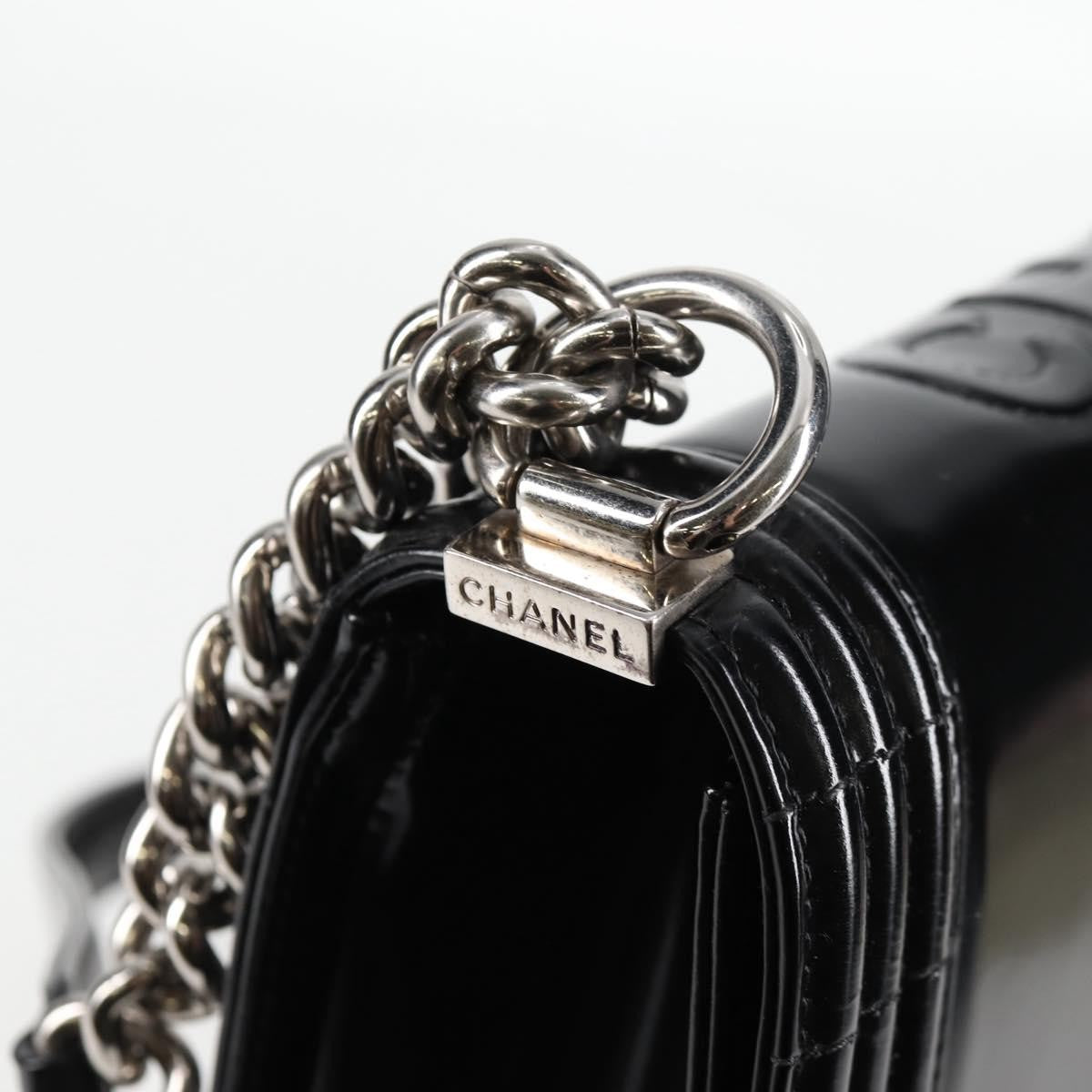 Chanel Reverso Boy Flap Bag Patent