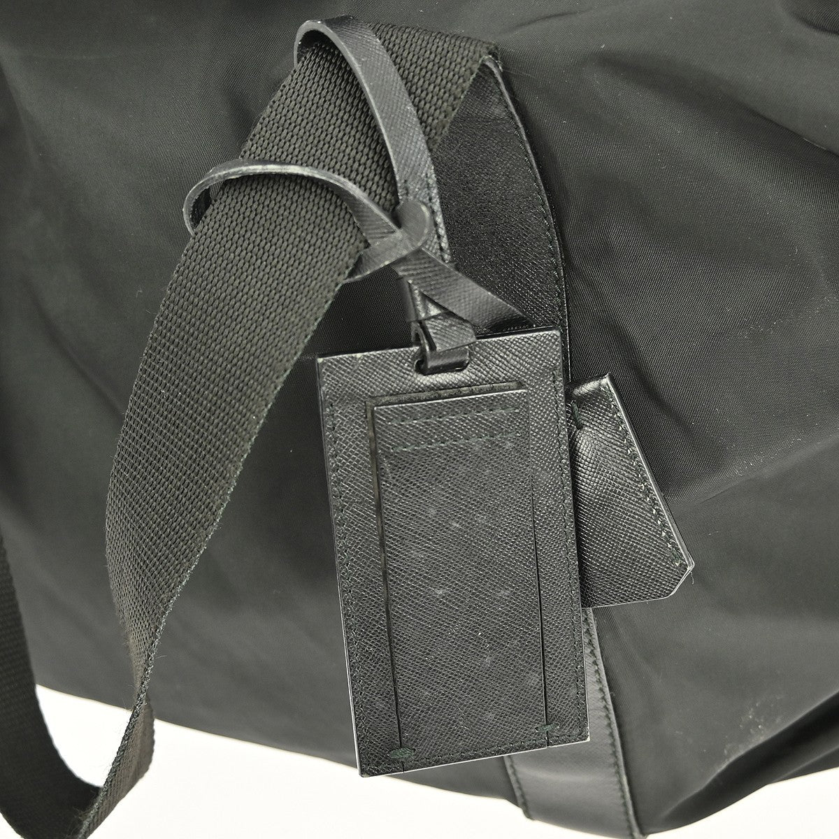 Prada Weekend Duffle Bag Tessuto with Saffiano Leather