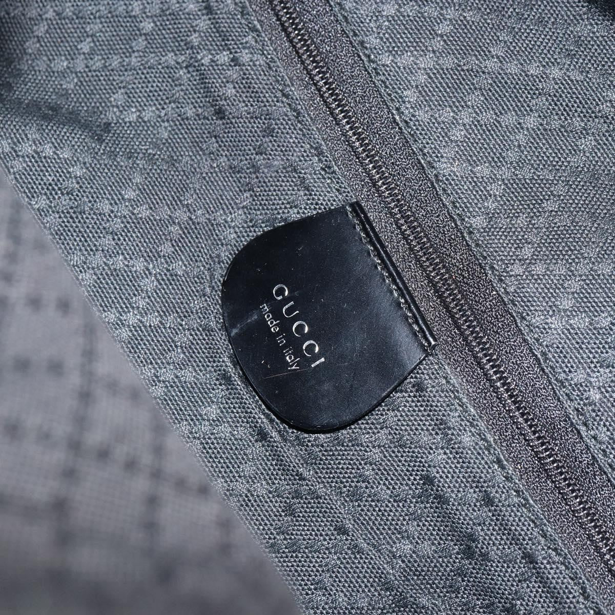 Gucci Vintage Bamboo Handle Open Hobo Nylon