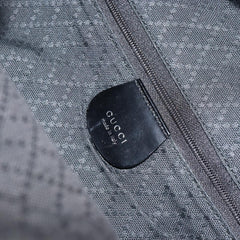 Gucci Vintage Bamboo Handle Open Hobo Nylon