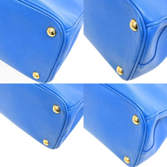 Prada Double Zip Tote Leather