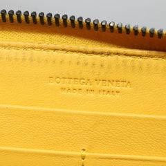 Bottega Veneta Intrecciato Long Zip  Wallet Leather