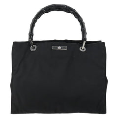 Gucci Vintage Bamboo Handle Tote Nylon