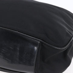 Gucci Vintage Bamboo Handle Open Hobo Nylon