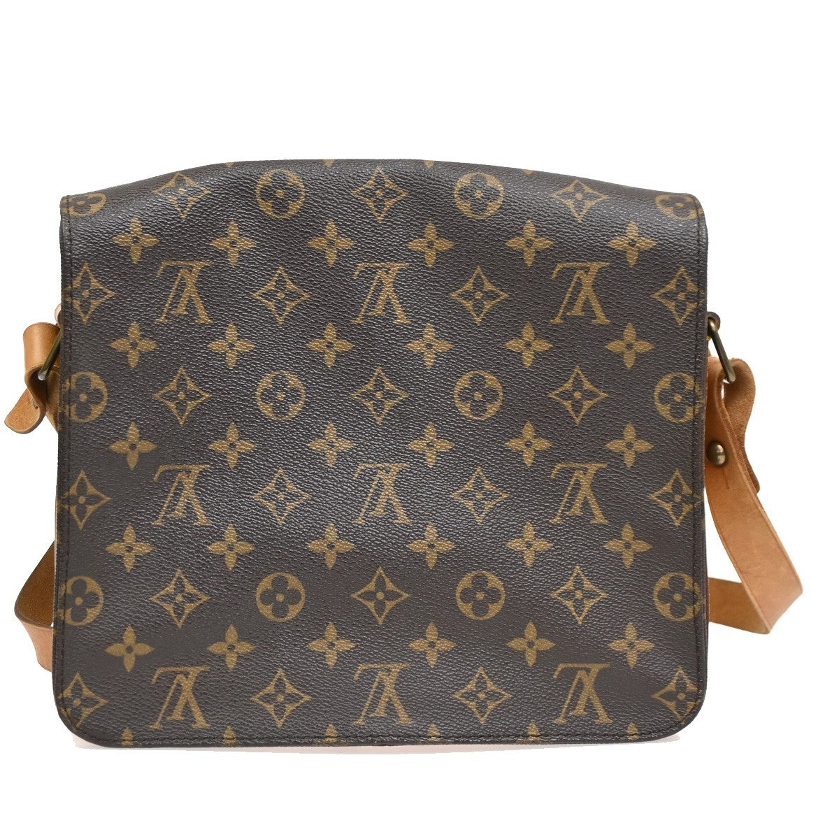 Louis Vuitton Cartouchiere Handbag Monogram Canvas