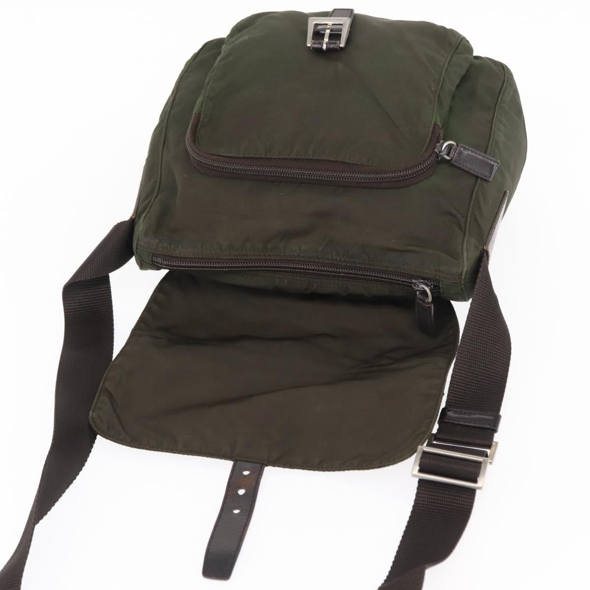 Prada Buckle Messenger Bag Tessuto