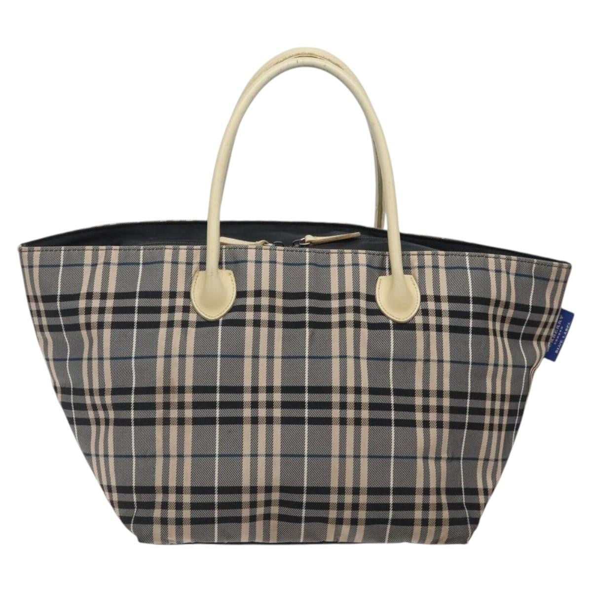 Burberry Nova Check Tote canvas check pattern