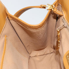 Gucci Vintage Shoulder Bag Canvas and Leather