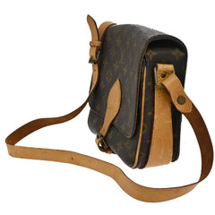 Louis Vuitton Cartouchiere Handbag Monogram Canvas