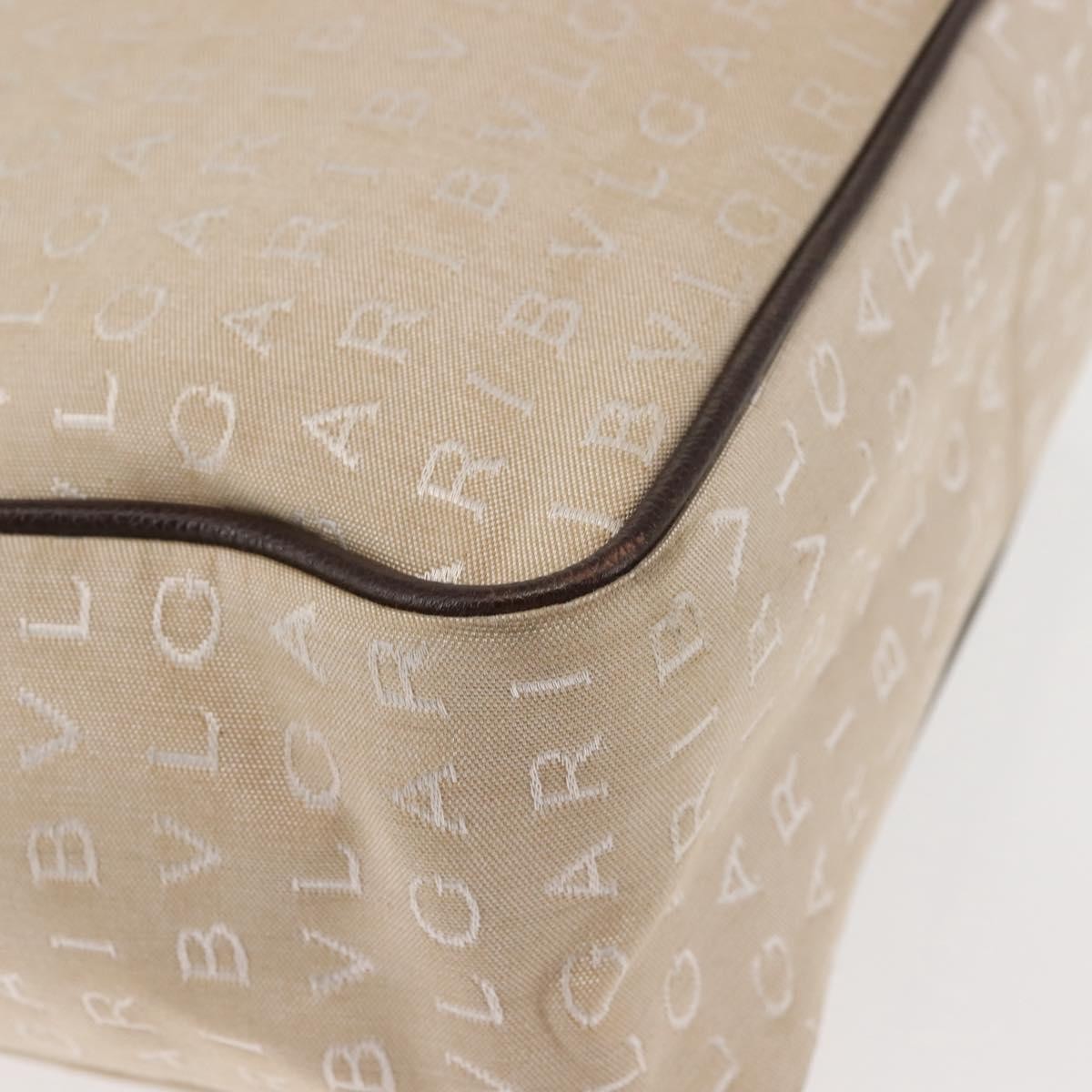 Bvlgari B.Zero1 Logomania Bag Canvas with Leather