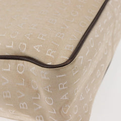 Bvlgari B.Zero1 Logomania Bag Canvas with Leather